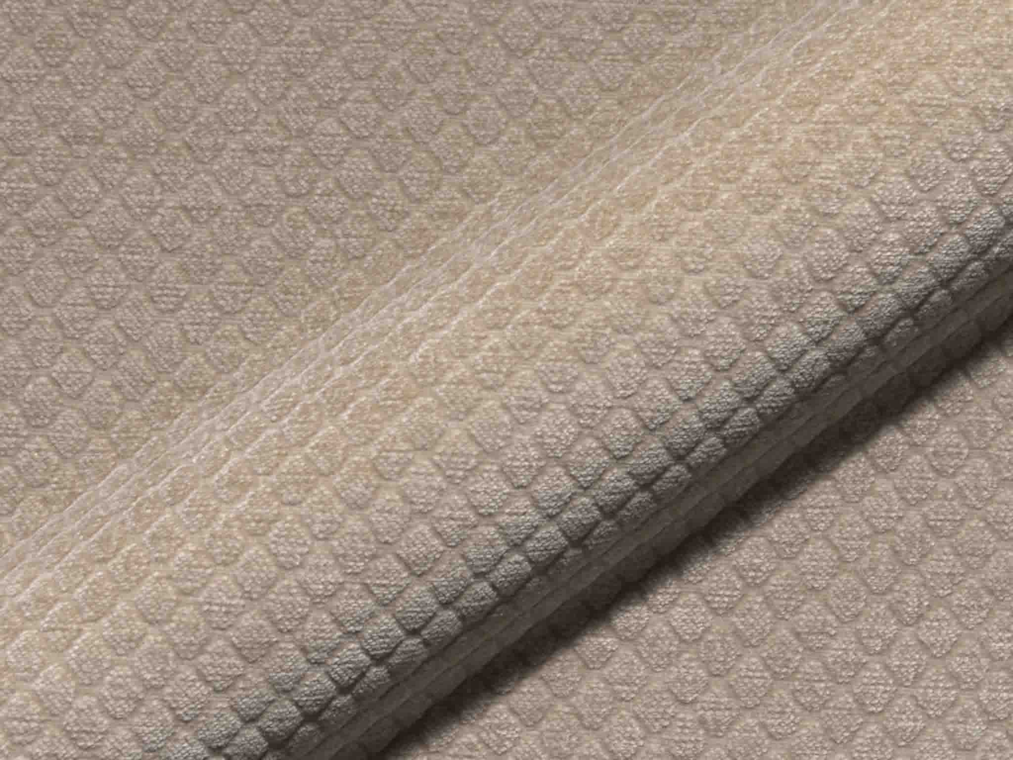 Polsterstoff Alma 907 wirkt fein mit matter Optik, strapazierfähig und gut zu reinigen und weich im Griff.
