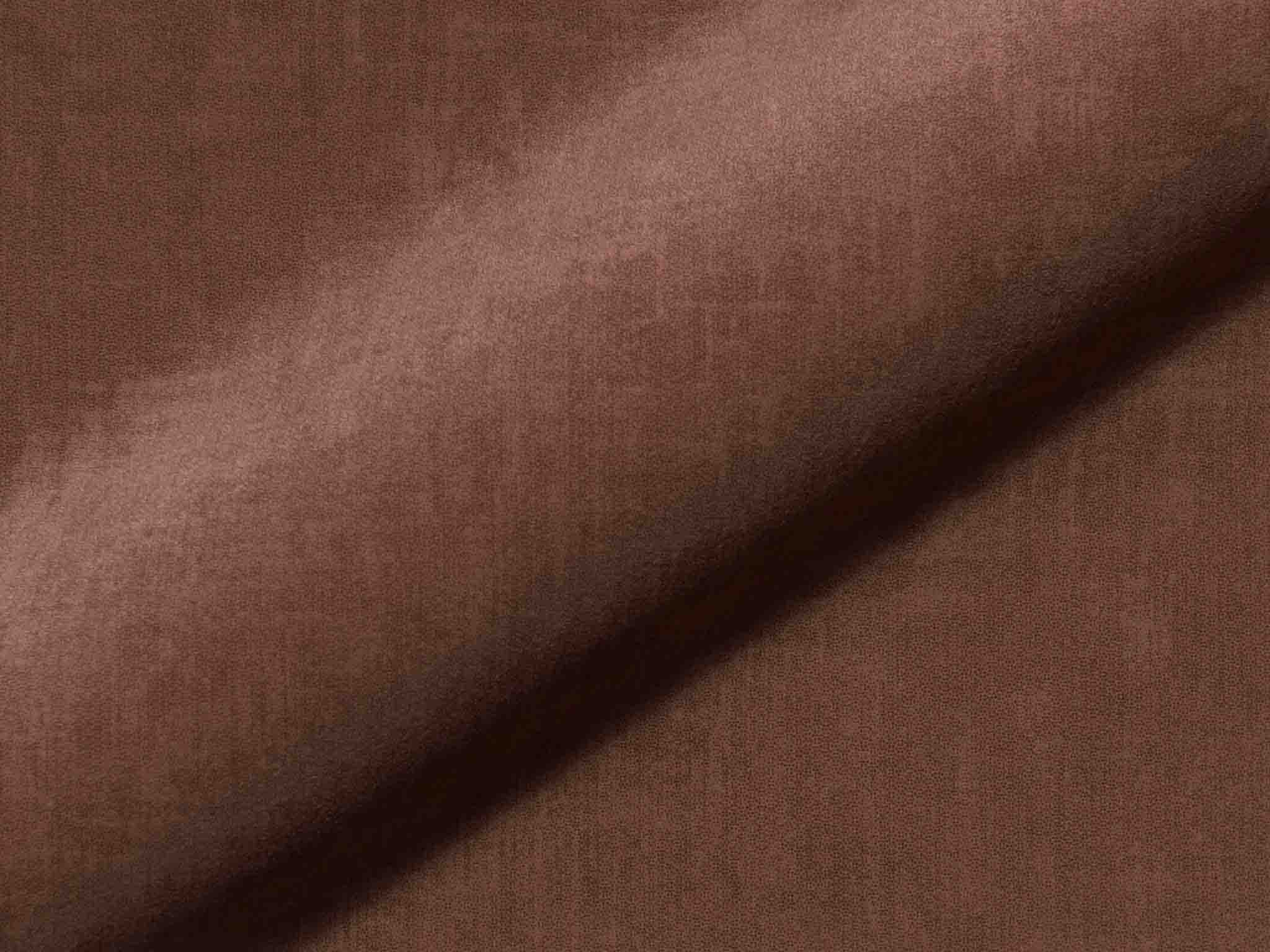 Detailaufnahme Polsterstoff Sari 409: einfarbiger Polsterstoff in Veloursoptik, samtiger Flor mit feiner Struktur und tiefem Schattenspiel im Faltenwurf