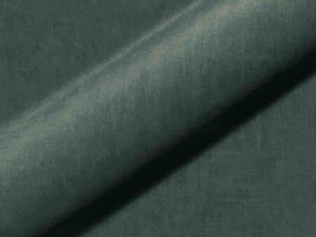 Detailaufnahme Polsterstoff Sari 413: unifarbener Möbelstoff in Petrol-Grau mit Veloursoptik, weich fallend, fein strukturiert und samtig im Flor